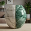 Green + White