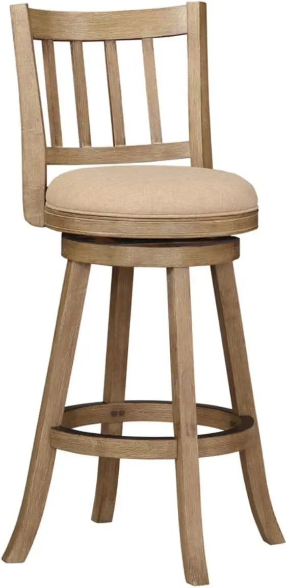 Ball & Cast Swivel Pub Height Barstool 29 Inch Seat Height Cherry