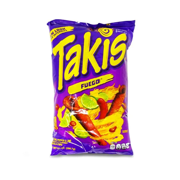 Takis Tortilla Snack Chips Takis Chips Fuego Xtra Hot Takis Original ...