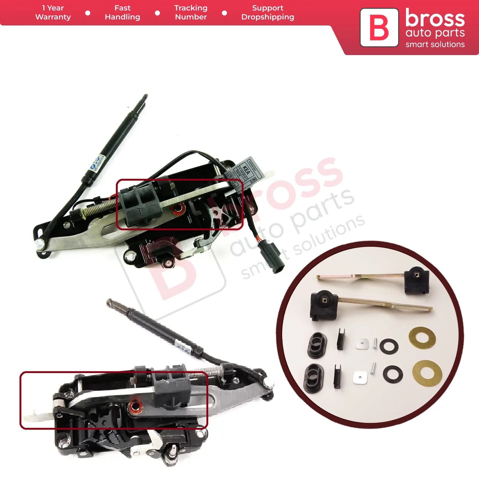 BSR8 Roof Lock Latch Parts for Astra G & E46 Convertibles