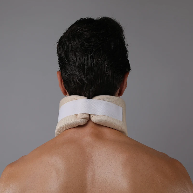 VBOSI Wholesale Medical Breathable Adjustable Sponge Neck Support Cervical Collar Neck Pain Relief Brace Travel Pillow Belt