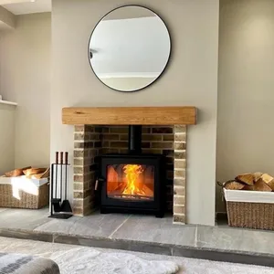 Promotion Indoor Heating Freestanding Biomass Pellet Stove Portable Wood Stove Fuelled by Firewood Targeted for Home Use