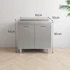 80 cm doppia porta stile piatto-304