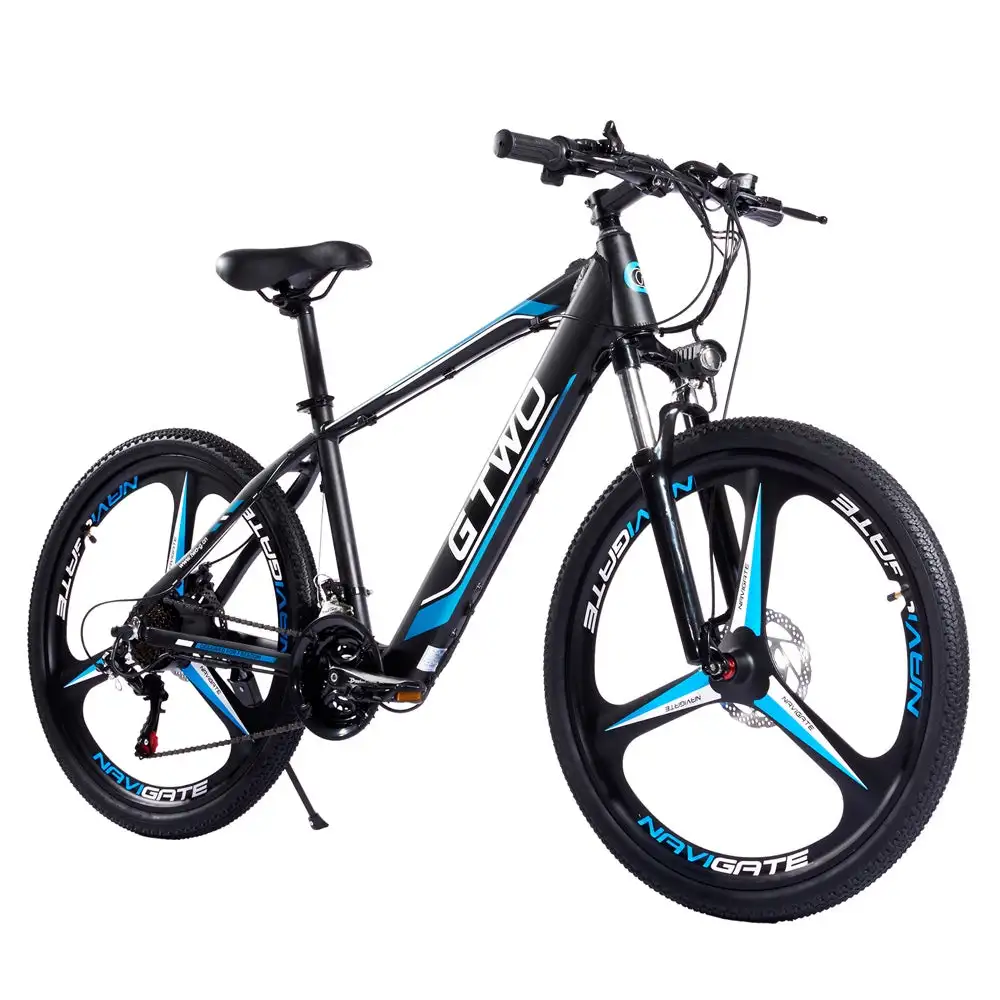 GTWO F1 26inch Electric City Bike with 350W 48V 15Ah Motor Aluminum Alloy Shimano 21S LCD Display