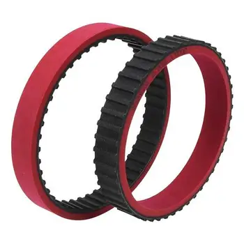 Red rubber coated timing belt made in China