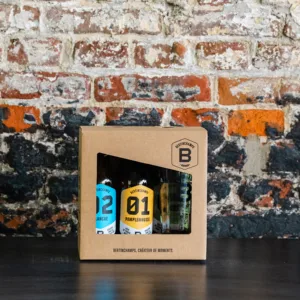 Pack Beer Promotional Gift Box Set 33cl Glass Belgium Local Brewery Authentic White Label Brew Branding Custom logo Ale