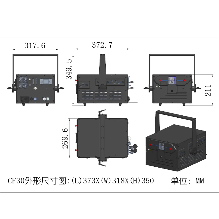 CF30 Series promotion Dimension
