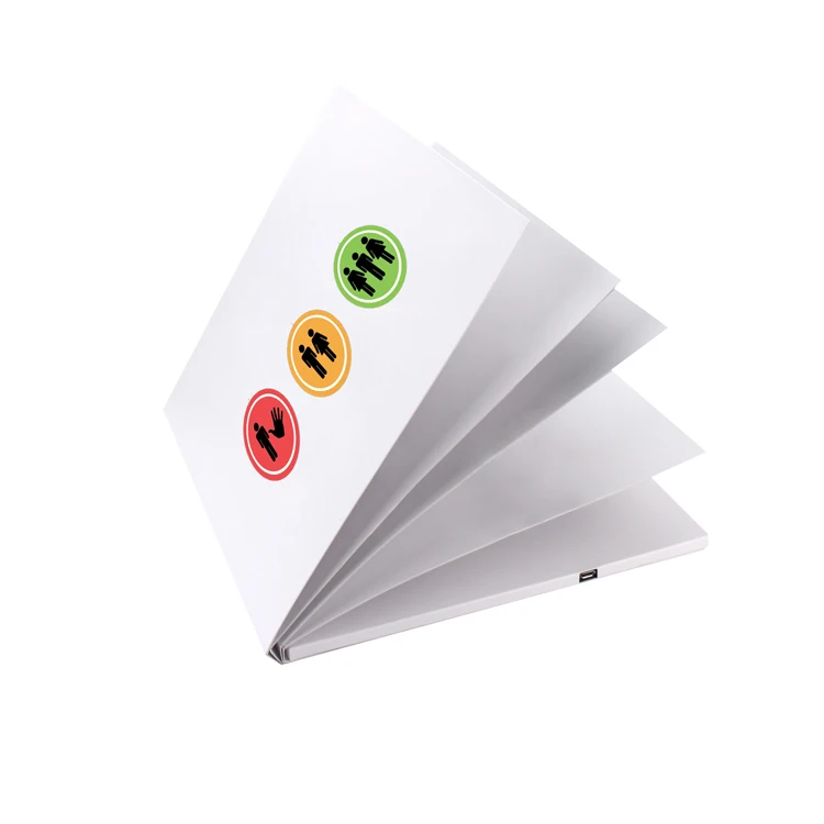 4 3 дюймовая многостраничная видео брошюра с ЖК-экраном цифровая видео-маркетинговая карта корпоративный подарок свадебная