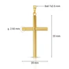 Yellow Gold 33x20mm