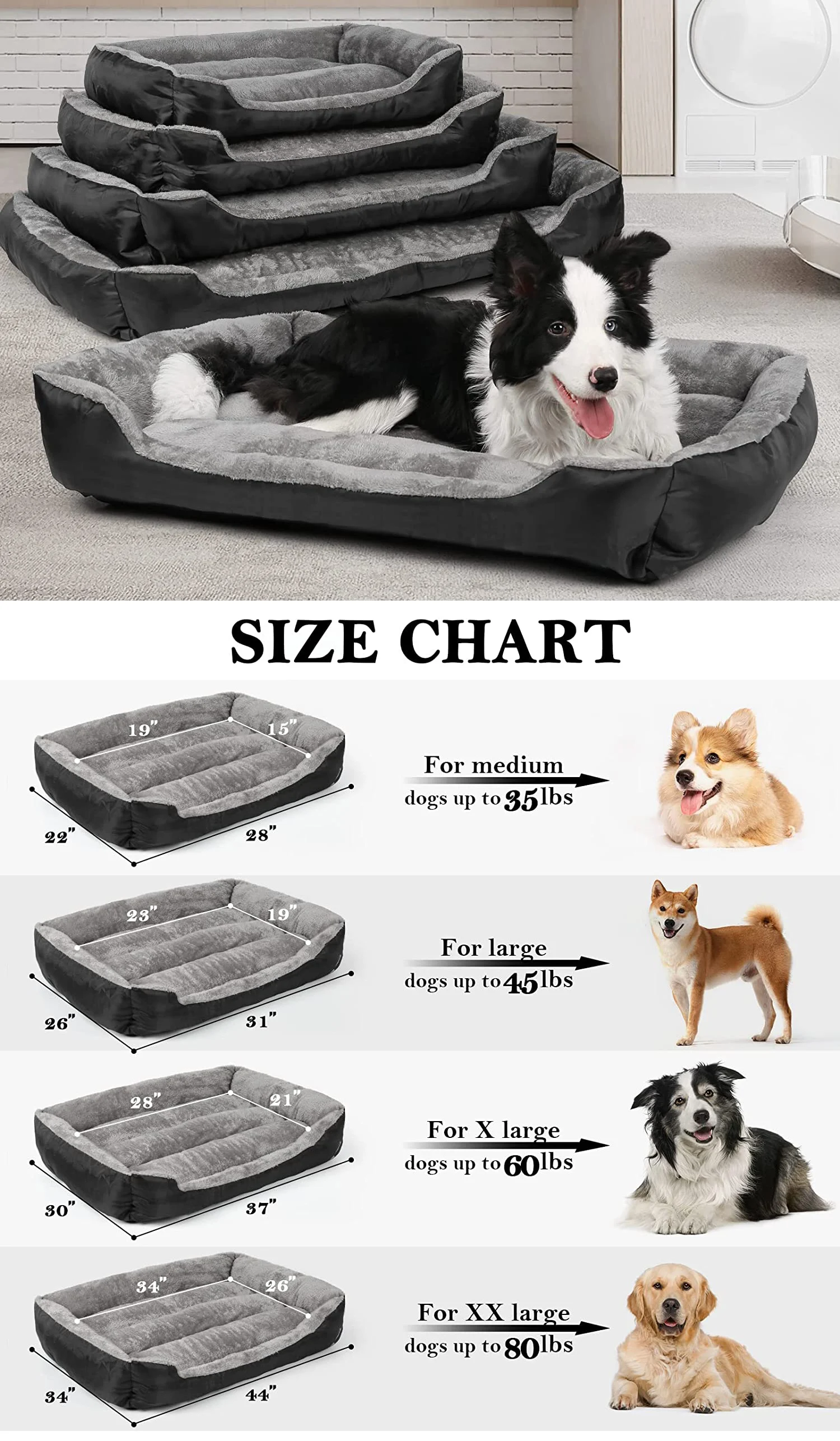 Wholesale Luxury Raised Raised Waterproof Dog Sofa Bed Pet Bed Large ...