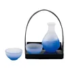 2554-TKGCB Fubuki Vessel para beber con Handbasket-Azul