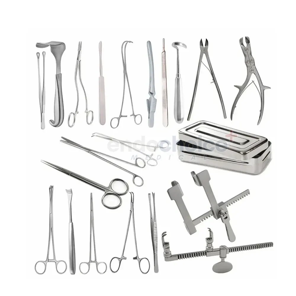 Opened Instruments Surgical Grade Manual Stainless Steel Open Thoracotomy Set Precision ...