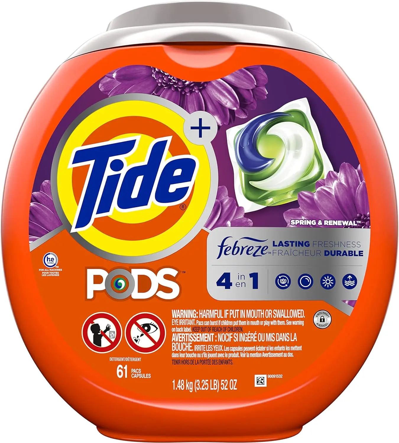 Tide Power Pods Laundry Detergent Pacs,Febreze Freshness With Sport ...