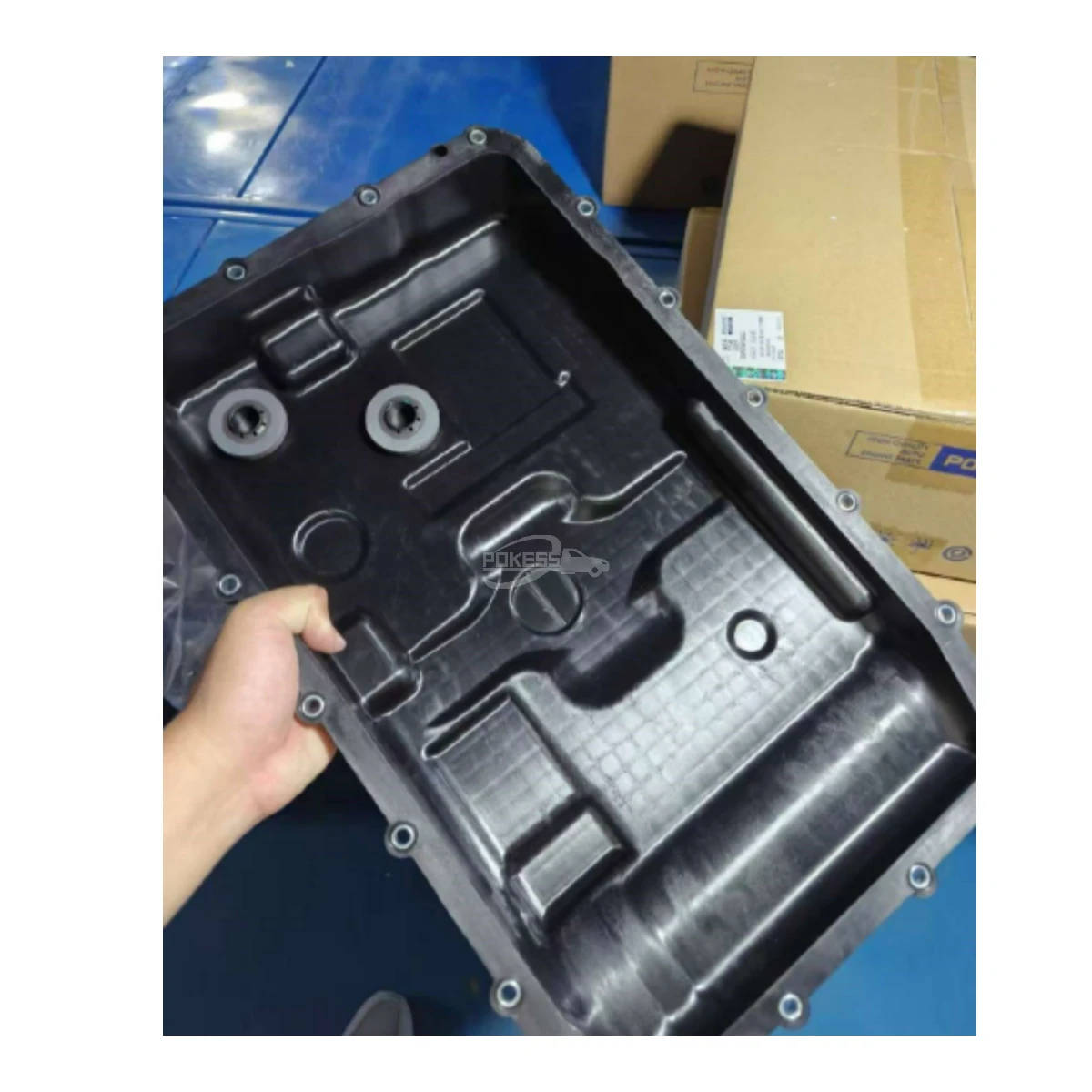 LP5P7A194AB 2374485 2523807 LP5P7A194AA Oil Pan Transmission for Ford ... — 3