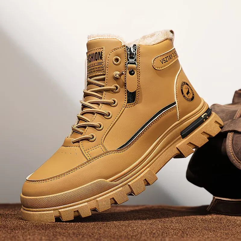 Tan Winter Snow Boot Professional View