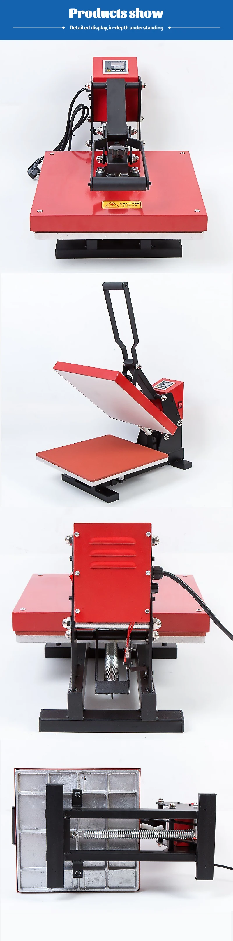 High Quality Drawertype Manual High Pressure Heat Press Machine 15x15