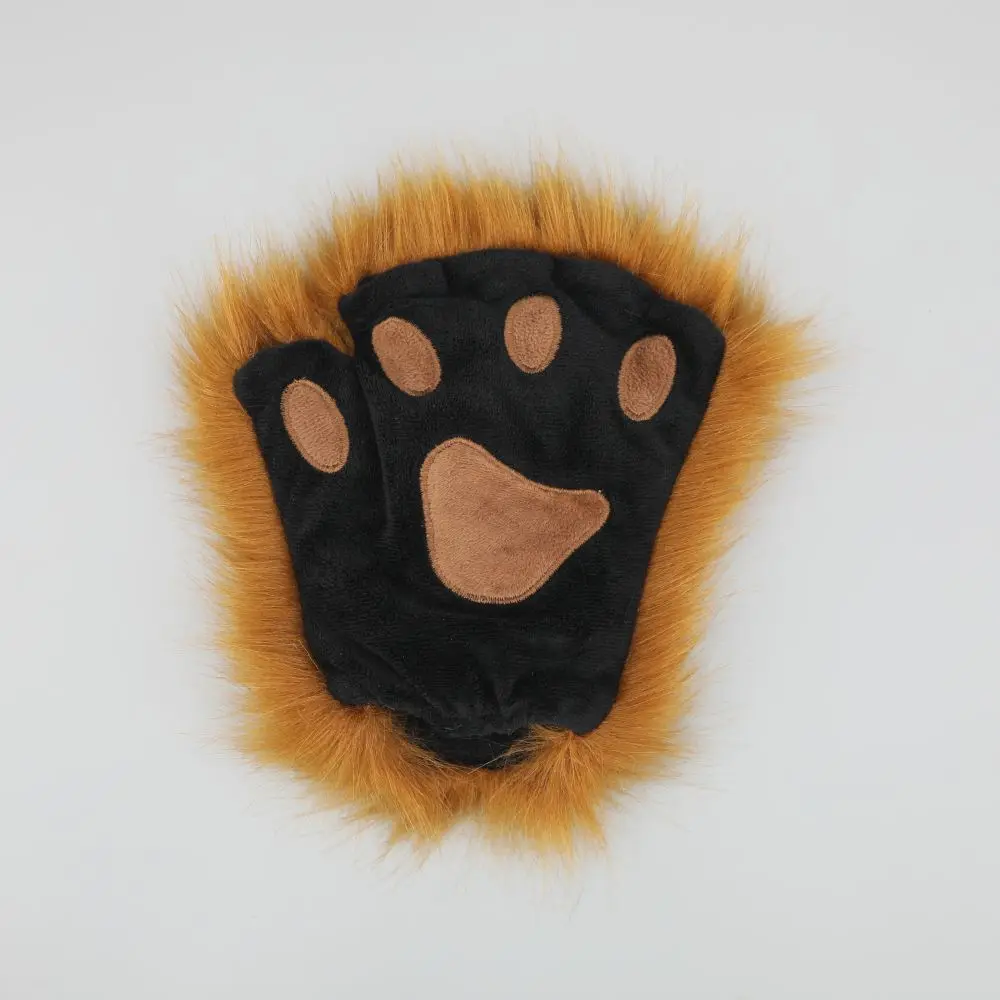 Набор из искусственных пушистых ушей льва