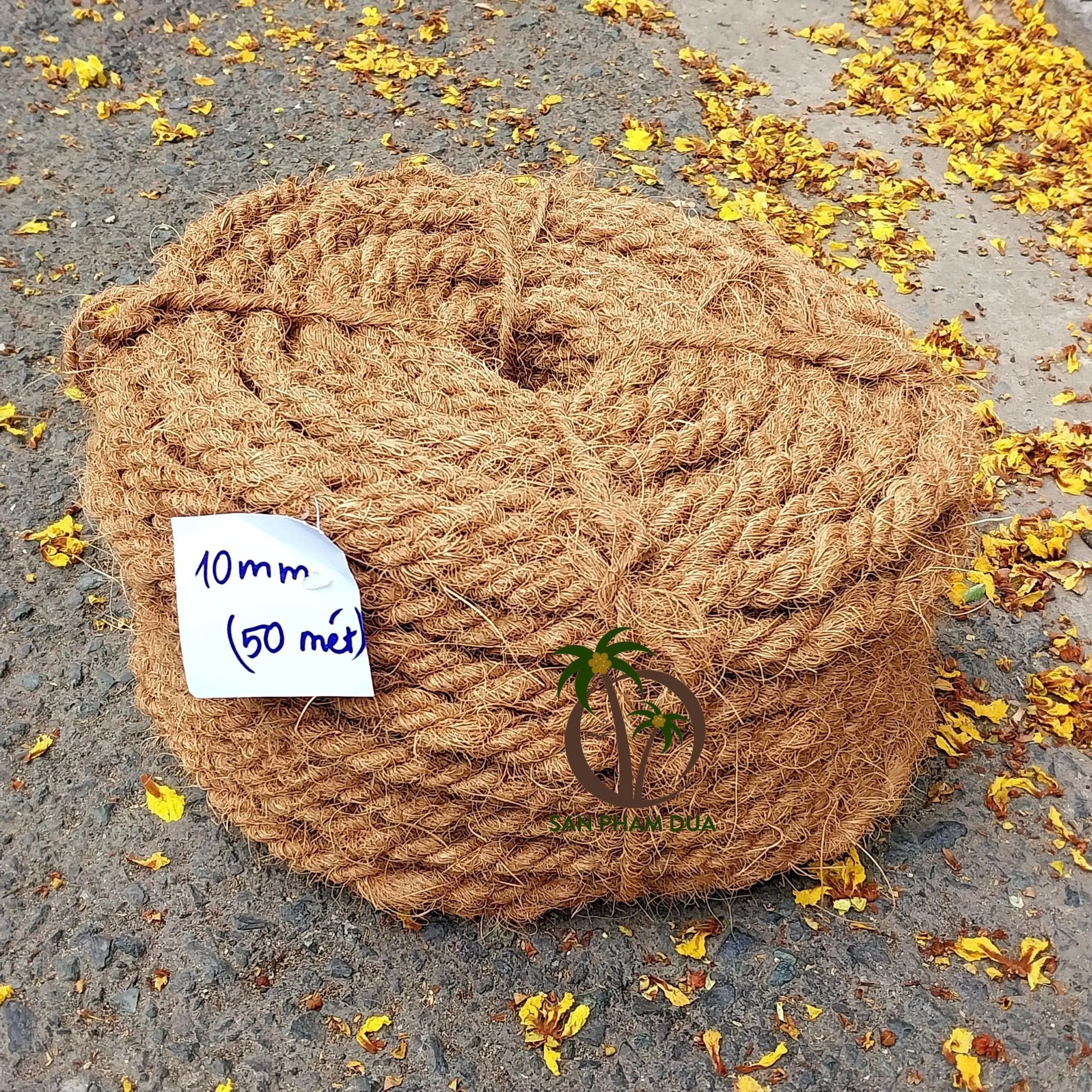 PRICE FACTORY COCONUT ROPE MADE in VIET NAM// MANUFACTURE COCONUT FIBER ROPE BRAND COCO -ECO