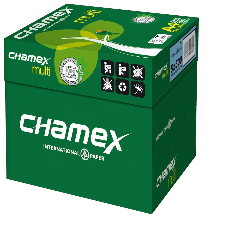 Wholesale Chamex A4 Size 80gsm Copy Paper Best Price Offered 5 Ream/Box Bond Paper 70g/75g Options Available