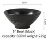 5" Bowl (black)