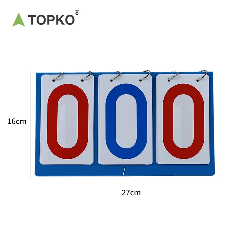 TOPKO High Quality Portable Manual Scoreboard Flip Number Scoreboard for Cricket, Football, Basketball & Other Sports Scoreboard