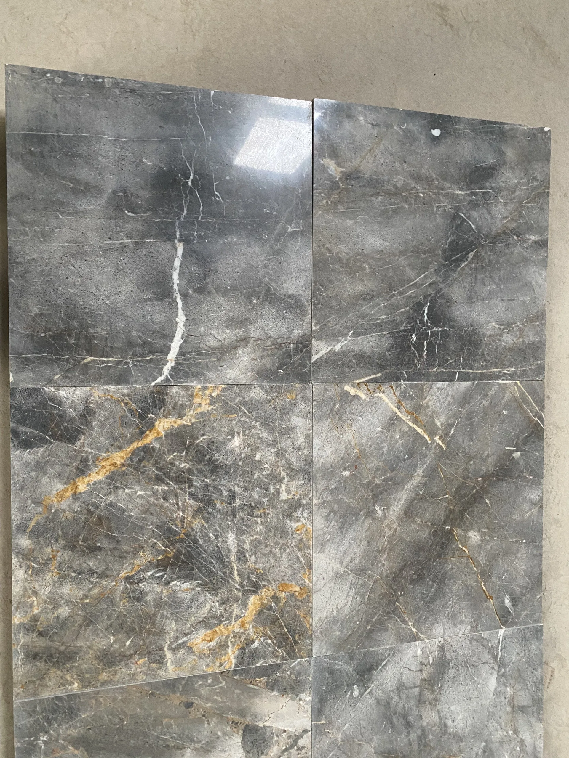 Yellow/Grey Ledger Bamboo Tree Natural Paving Stone Decorating Wall Cladding Wholesale Limestone Marble Basalt Granite