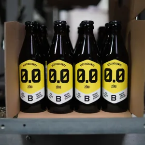 Pack 24 X 33cl Zero 0% Dry January Ale Beer Bertinchamps Belgium Brewery Authentic Non Alcoholic White Label Bottle Halal