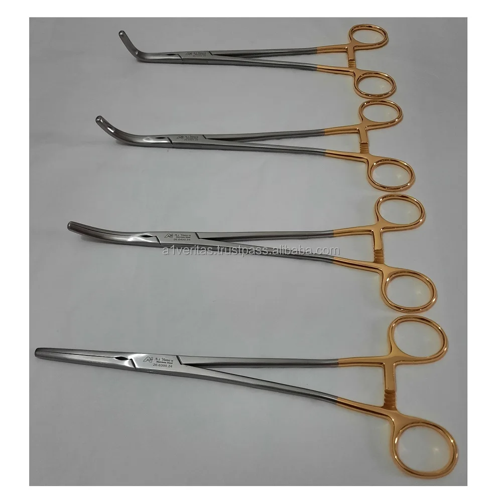 High Quality A-1 VERITAS Zeppeline Clamps Forceps Hysterectomy Instruments Obstetrics Gynecology Equipment Reusable Surgical