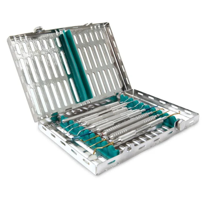 Dental Autoclave Sterilization Cassette Rack Box Tray For 6,10