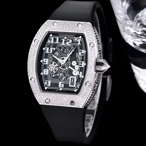 New High-quality Trendy Stylish Sports Tourbillon Men's Mechanical Watch Equipped Automatic Winding Movement Waterproof Watches