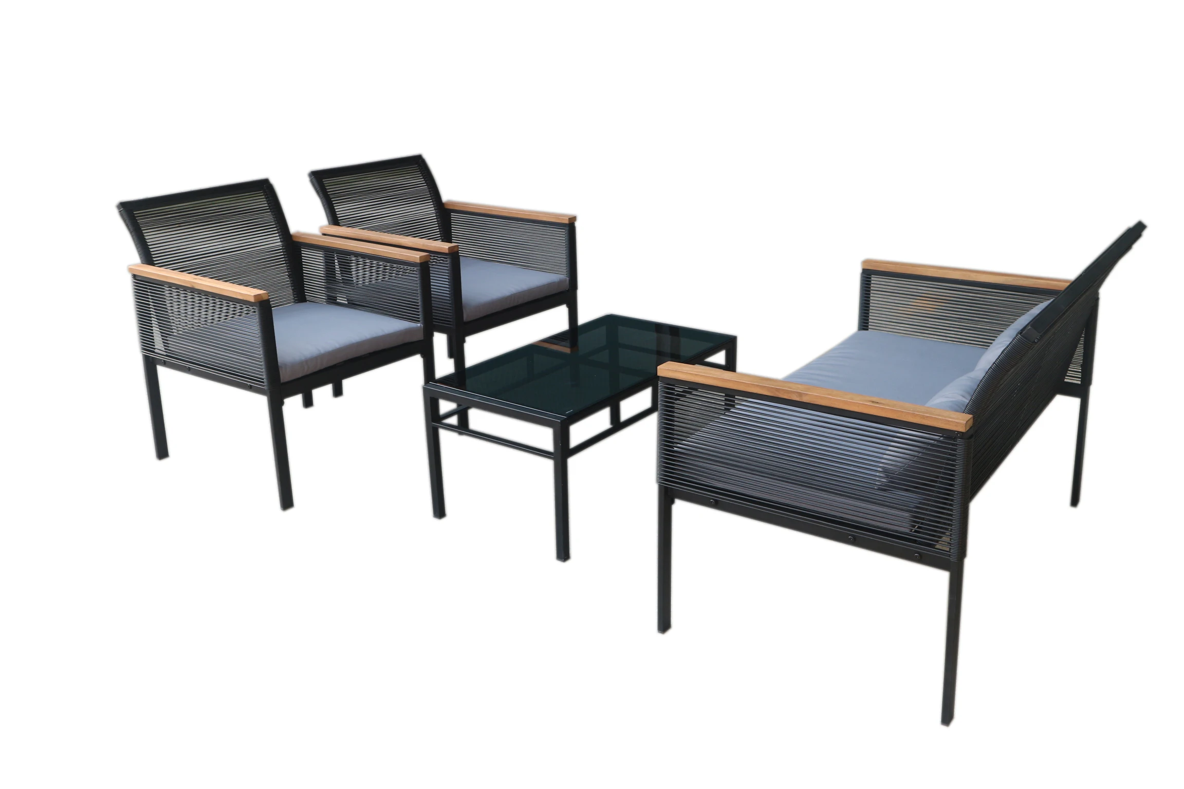 High Quality Cheap Price Rattan Wicker Garden Outdoor Furniture Steel