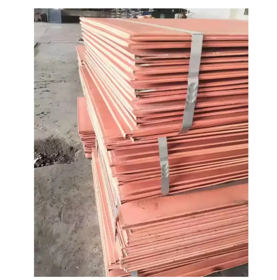 Wholesale Copper Cathodes Plate 2mm Thickness 99.99 Copper Sheets