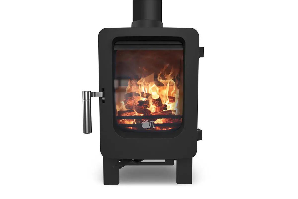 Home Appliance 6-8mm Wood Pellet Burning Stove Real Flame Fireplace Wood Pellet Stove Klbl-100b