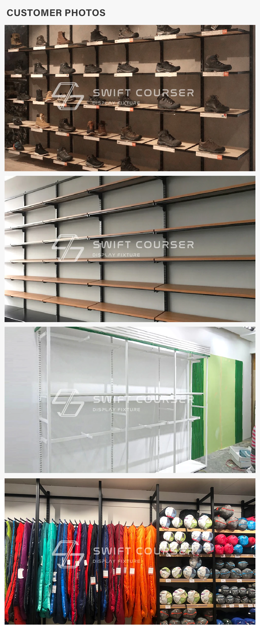 4x4cm Outrigger Garment Rack Systems - Retail Accessories