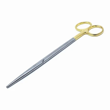 Half Gold Metzenbaum Scissors (straight) (curved) 7" Stainless Steel ...