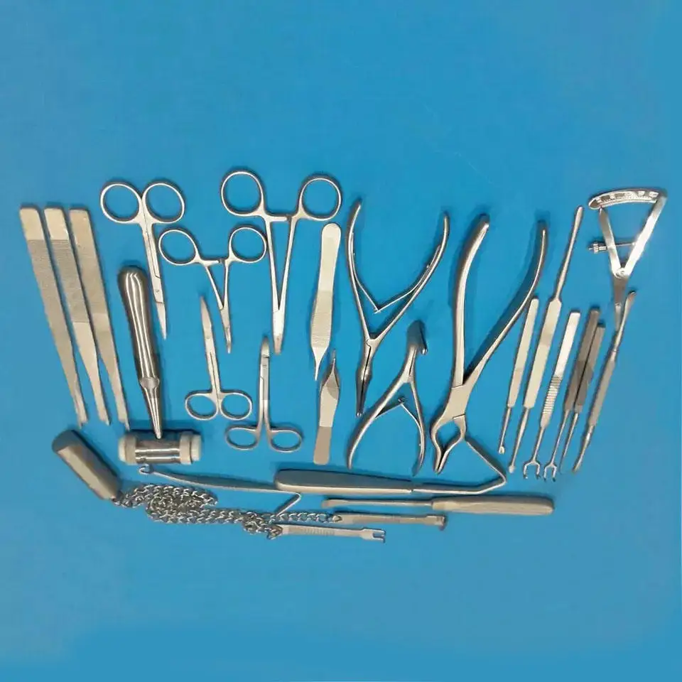 隆鼻器械50件套,镀金鼻手术耳鼻喉科器械套装/低价隆鼻器械套装
