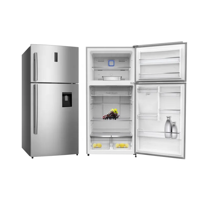 KD500FWE Stainless Steel No-Frost Compressor top-Freezer Refrigerator Household & hotel use OEM brand