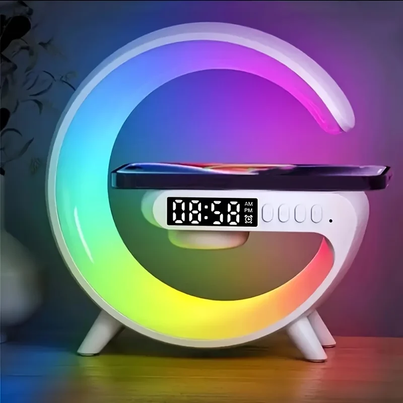 2024 New Big G Smart Light Led G63 Wireless Charger Bluetooth Speaker ...