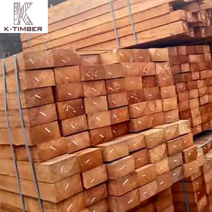 Ktimber African Supplier Padauk Dimensional Lumber Natural Wood Hard