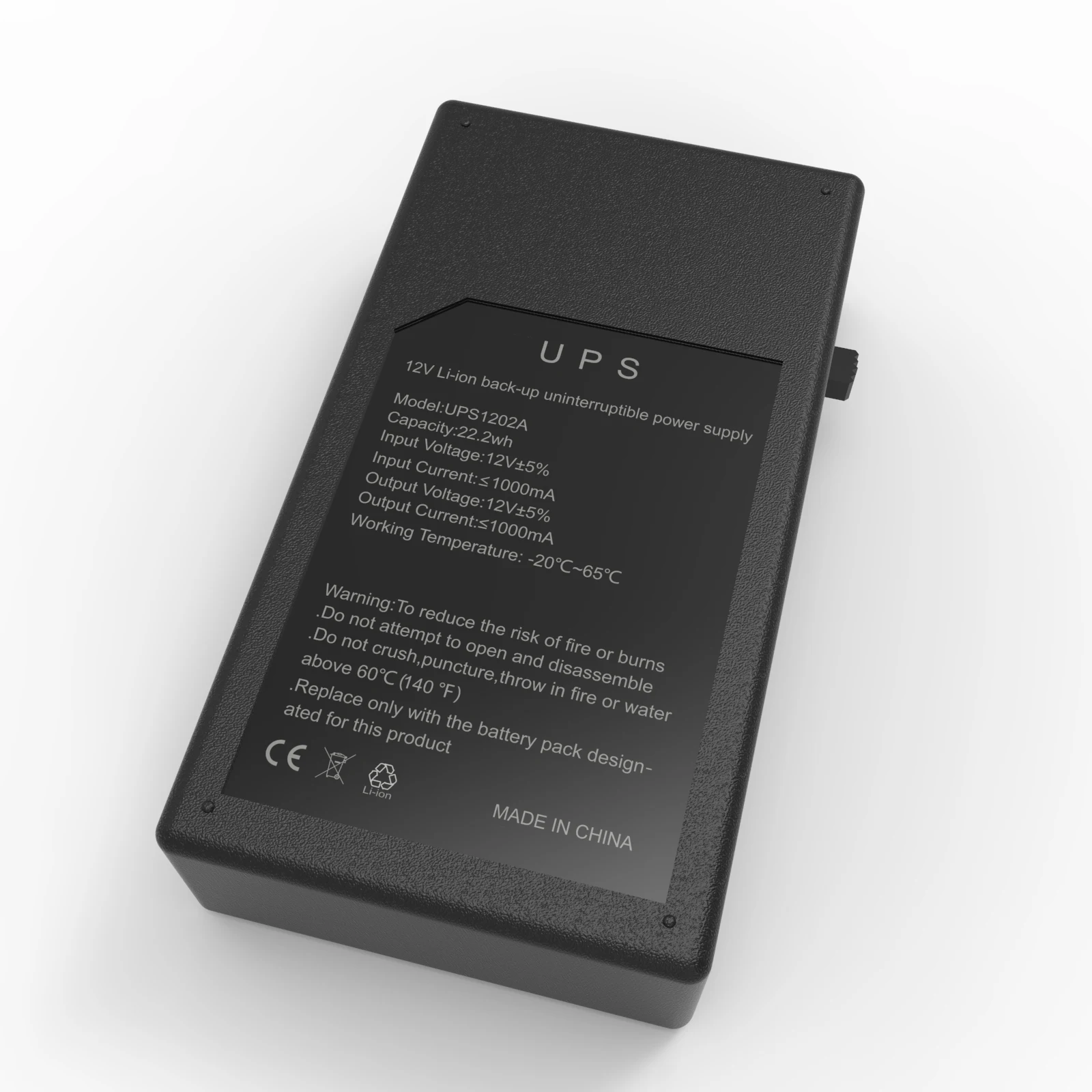 WGP UPS Router Wifi Backup DC 9V 12V Mini UPS for Wifi Router Modem CCTV Camera Home