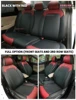 Full Option (Front & Rear) - Black with Red