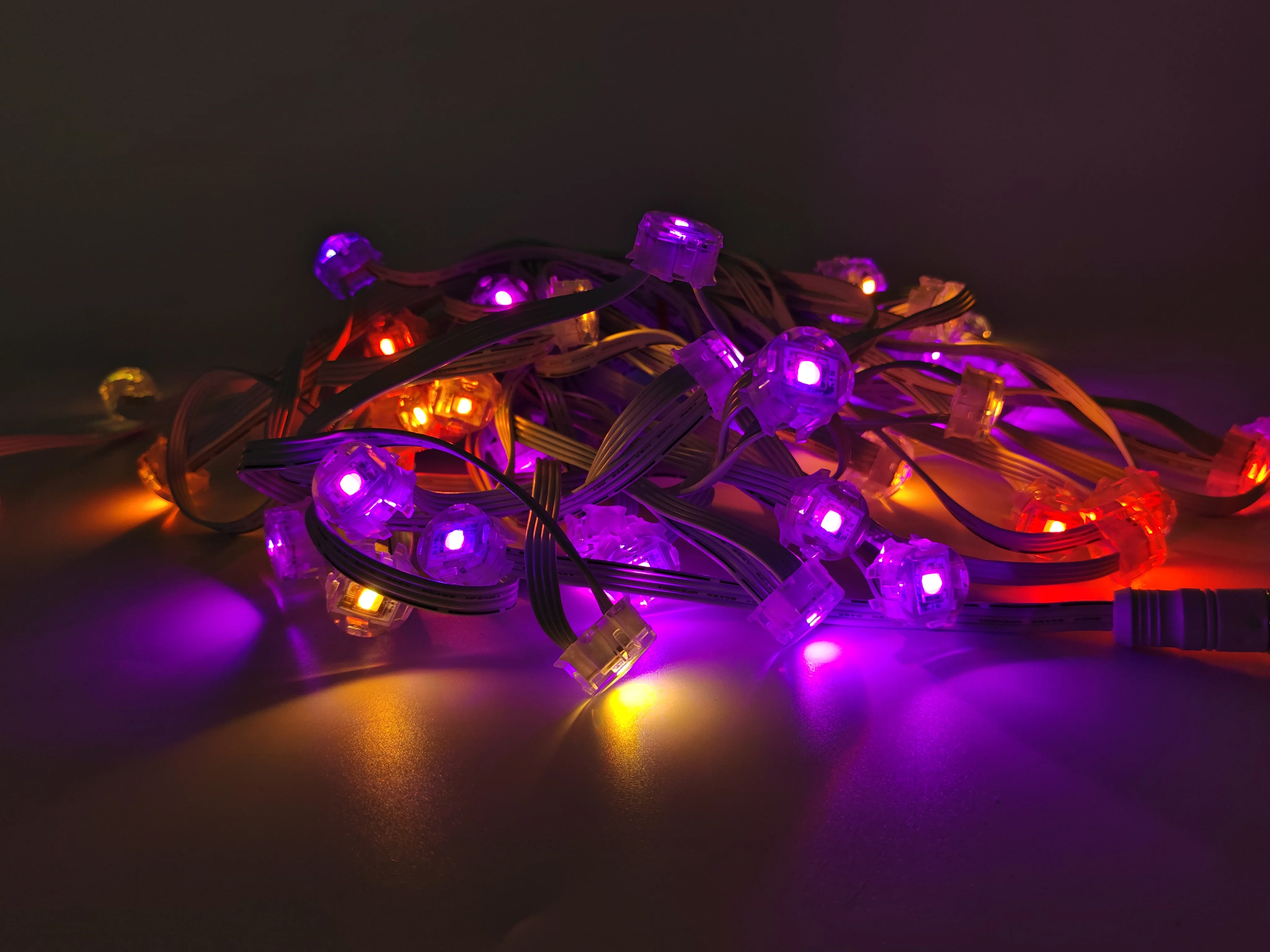 Landscape Point Pixel Led Light Rgbw Outdoor Holiday Decoration Spi 12v Led Eaves Light