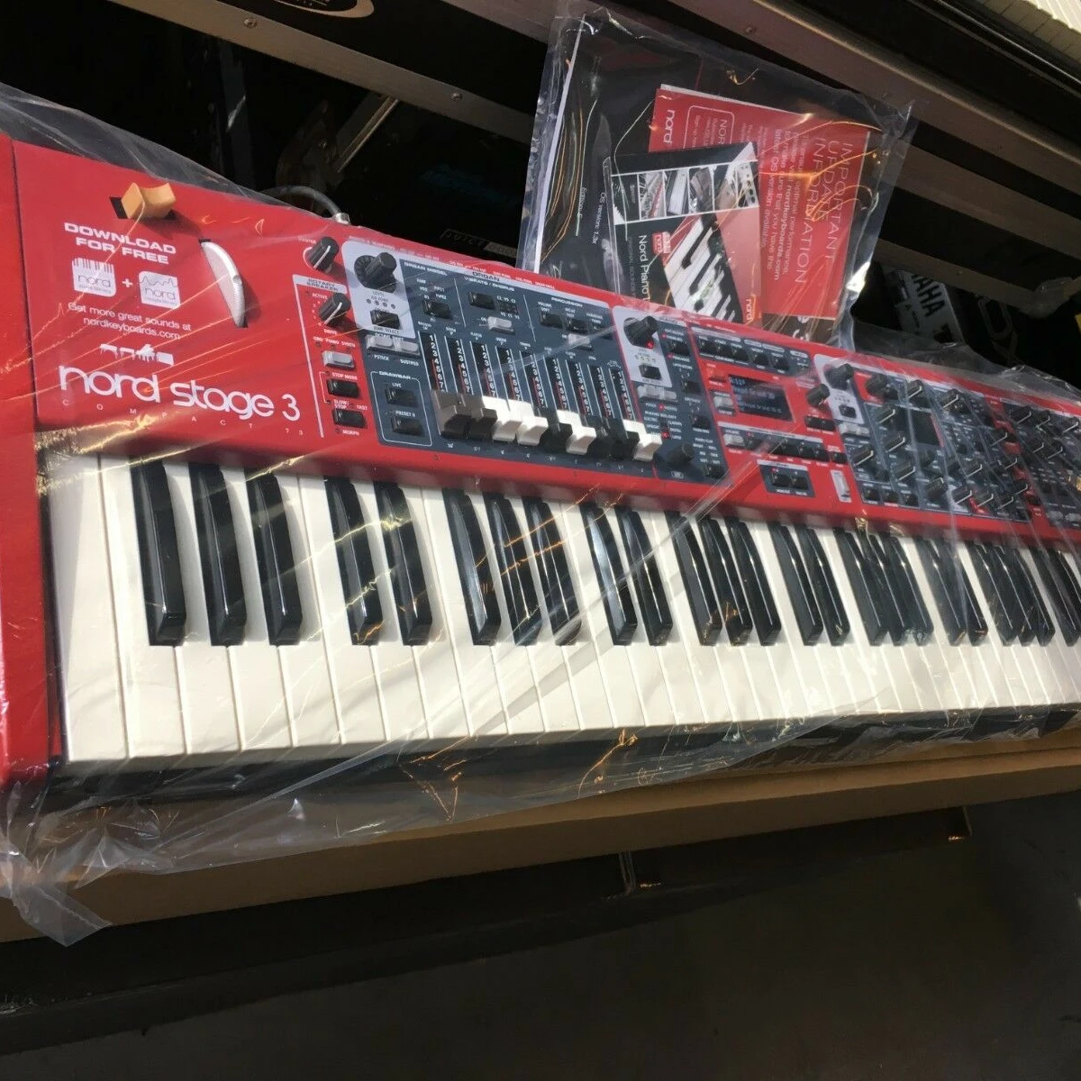 Brand New Nords Stage 3 Compact 73key Organ With Gig Bag Gb73,Keyboard