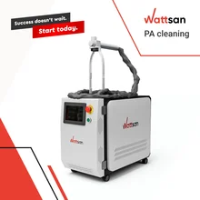Wattsan PA 300W Pulse Laser Cleaning Machine Portable Fiber Laser Rust Removal Metal Stone Stainless Aluminum JPT