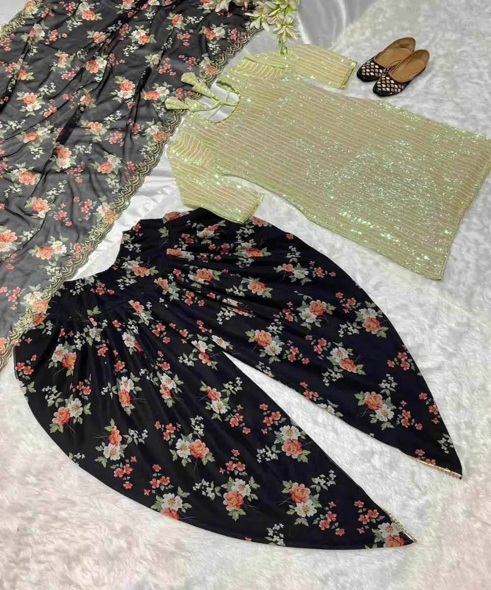 Indian Women Collection Cotton Kurti With Plazo in Lowest Price Market Surat Gujarat Ethnic Garment USA Door Delivery