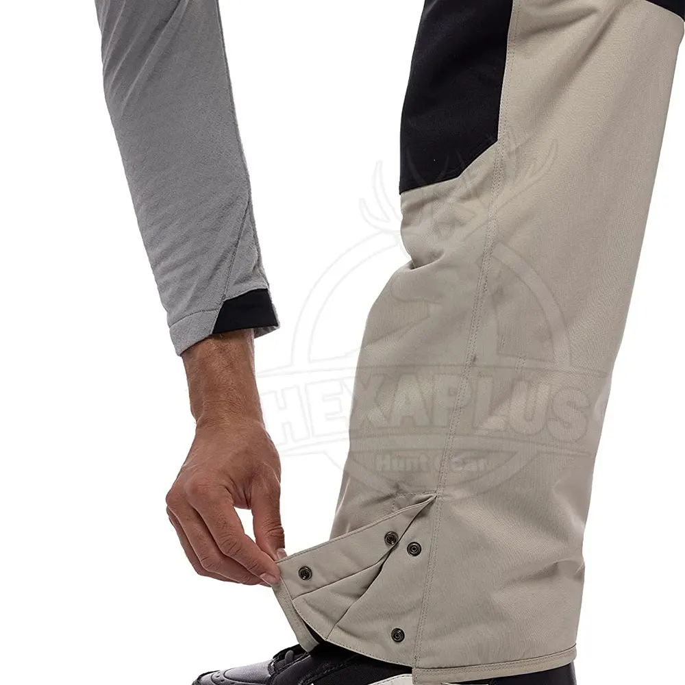 Men's Bib Snow Pants Skiing Windproof Outdoor Trousers Hight Quality