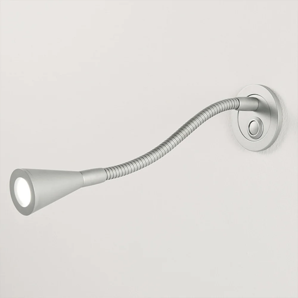 Hotel Bedroom Wall Light Gooseneck Headboard Bedside Reading Lamp