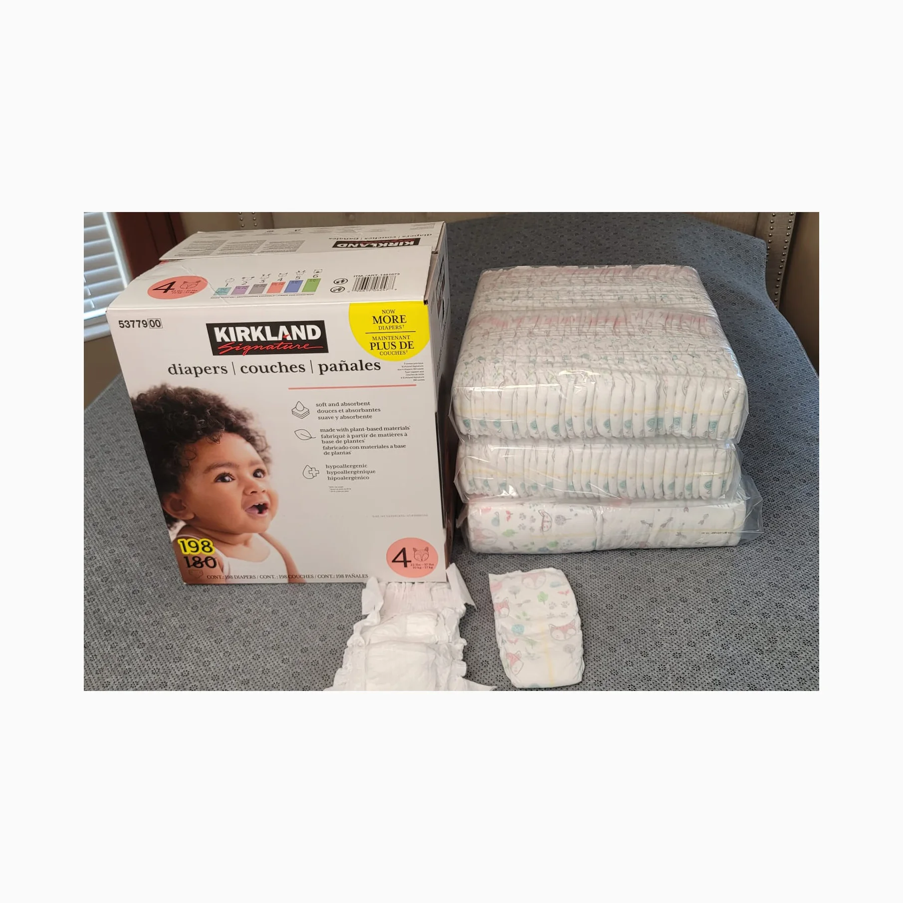 Kirkland Signature Diapers Size 3,222 Units Buy Kirkland Signature