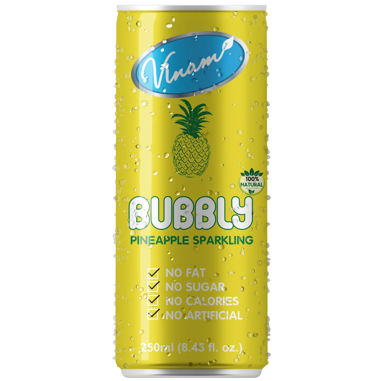 Yooh Bubbly Sparkling Pineapple Juice Drink Canned 240ml Rtd Healthy ...