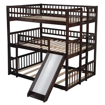 Bedroom Furniture Wooden Children Kids Bed Bunk Girls Bunk Bed with Slide